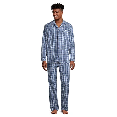 Poplin Essential Plaid 2-Piece Pyjama Set