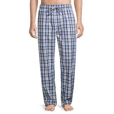 Plaid Poplin Essential Sleep Pants