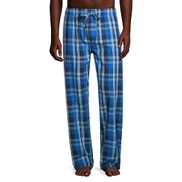 Pantalon de nuit en popeline à carreaux
