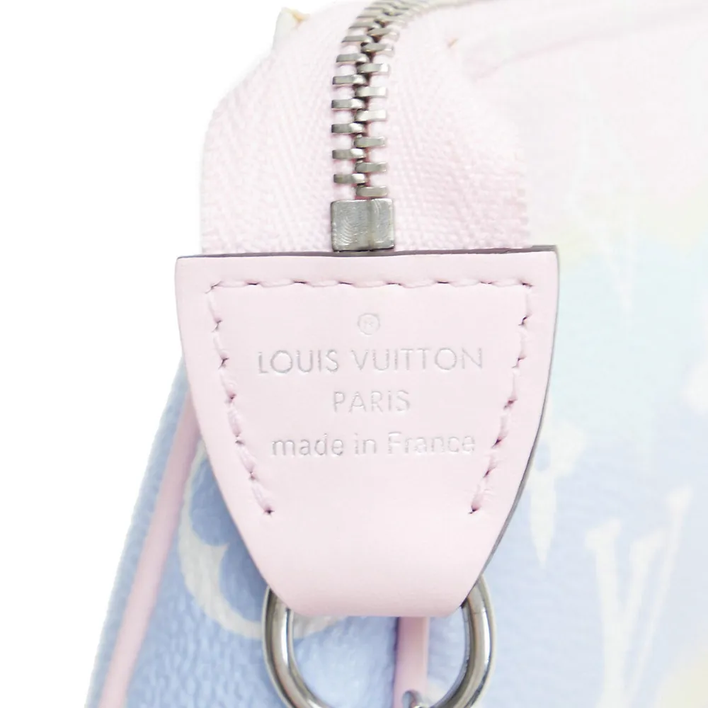 Louis Vuitton, Bags, Pink Louis Vuitton Monogram Escale Mini Pochette  Accessoires Bag