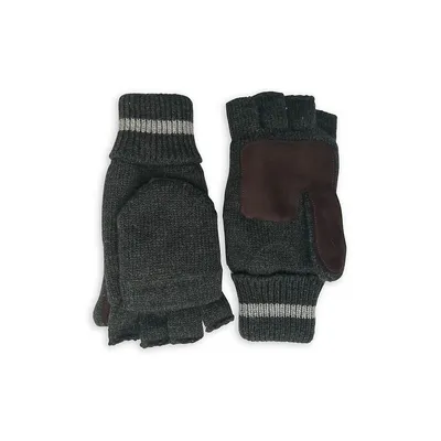 Knit Flip Top Mitt