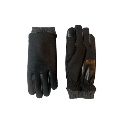 Men's Wool-Blend Gloves