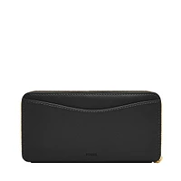 Women's Lennox Smooth Cowhide Leather Zip Continental Wallet