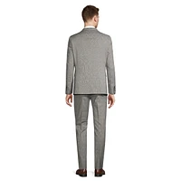 Slim-Fit Glen-Check Wool-Blend Stretch Suit