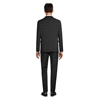 Slim-Fit Glen-Check Wool-Blend Stretch Suit