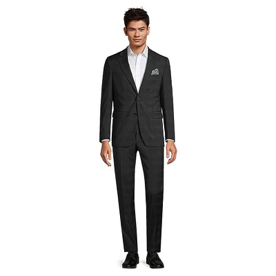 Slim-Fit Glen-Check Wool-Blend Stretch Suit