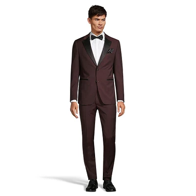 Slim-Fit Wool-Blend Tuxedo Suit