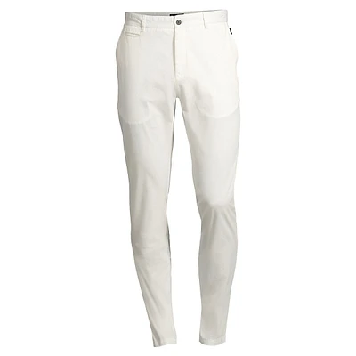 Flat-Front Casual Pants