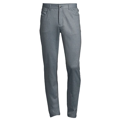 5-Pocket Stretch Jersey Pants