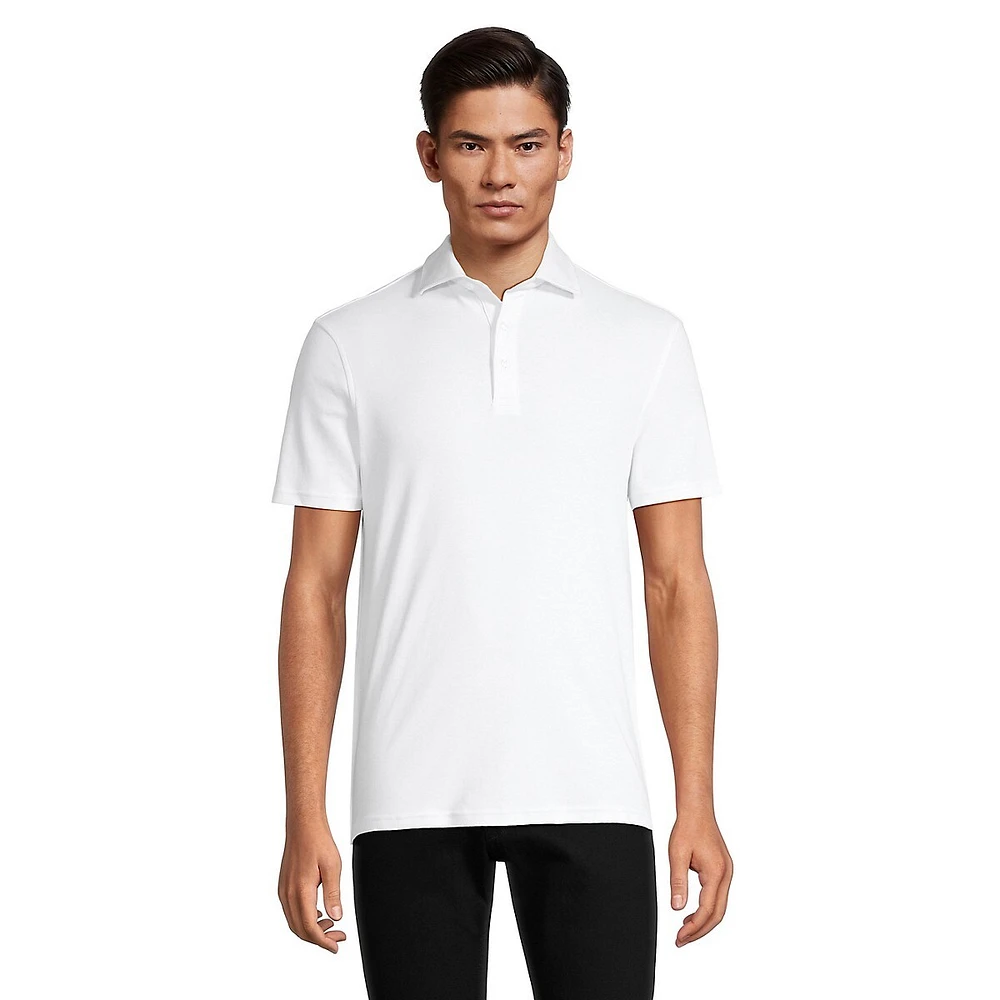 Soft Touch Cotton Jersey Polo Shirt