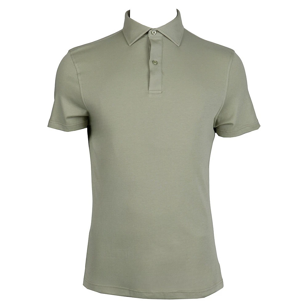 Soft Touch Cotton Jersey Polo Shirt