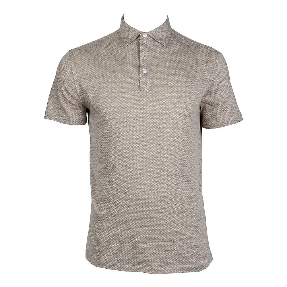 Polo en jacquard