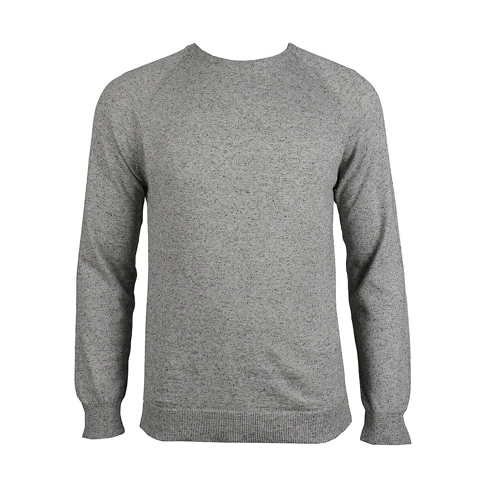 Combed Cotton & Linen Knit Pullover