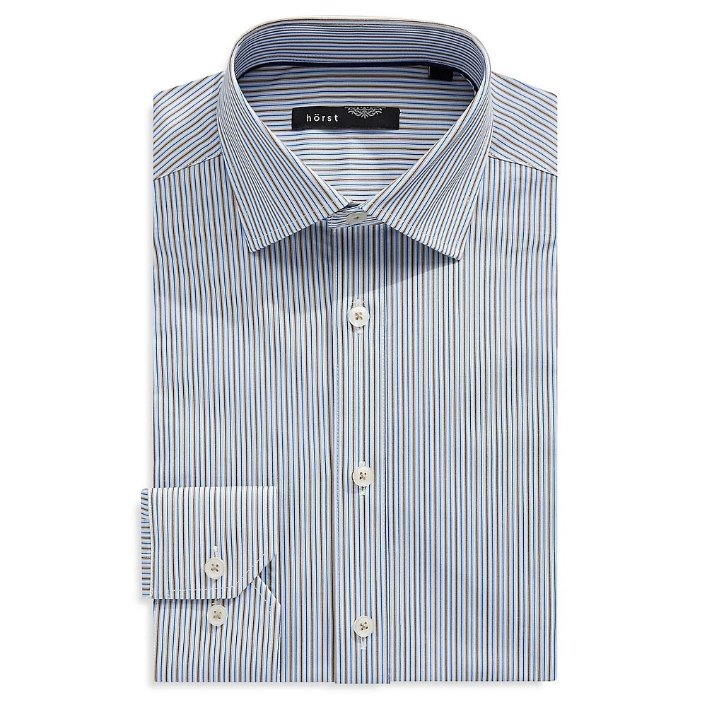 Slim-Fit Stretch Dress Shirt