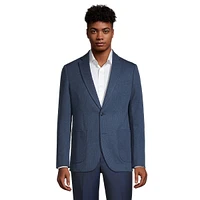 Deconstructed Soft Blazer With Patch Pockets