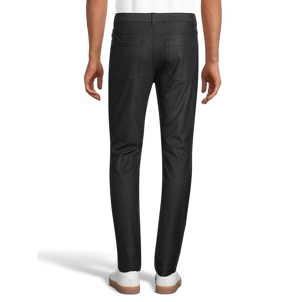 Slim-Fit 4-Pocket Stretch Jersey Pants