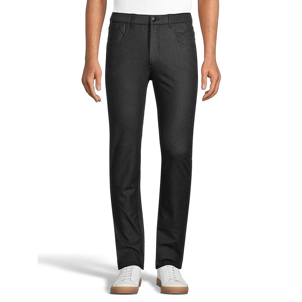 Slim-Fit 4-Pocket Stretch Jersey Pants