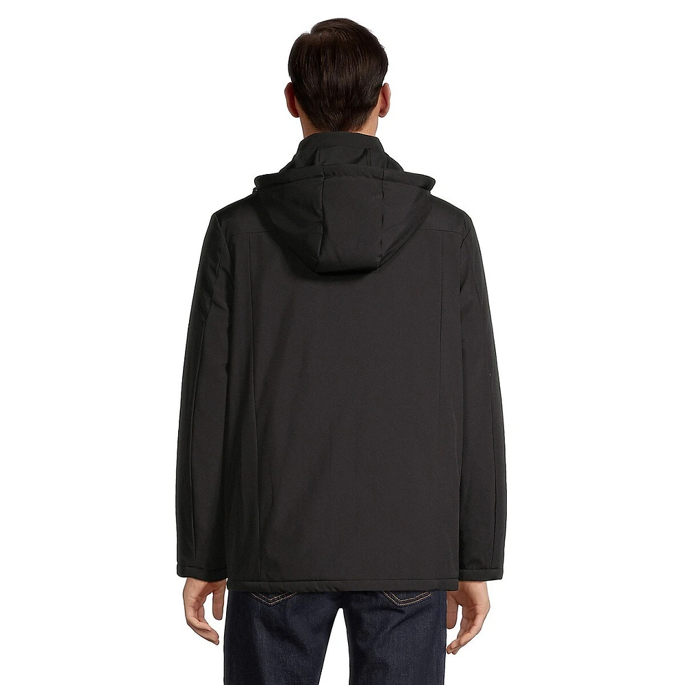 Removable-Hood Car Coat