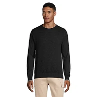 Tonal-Knit Wool-Blend Crewneck Sweater