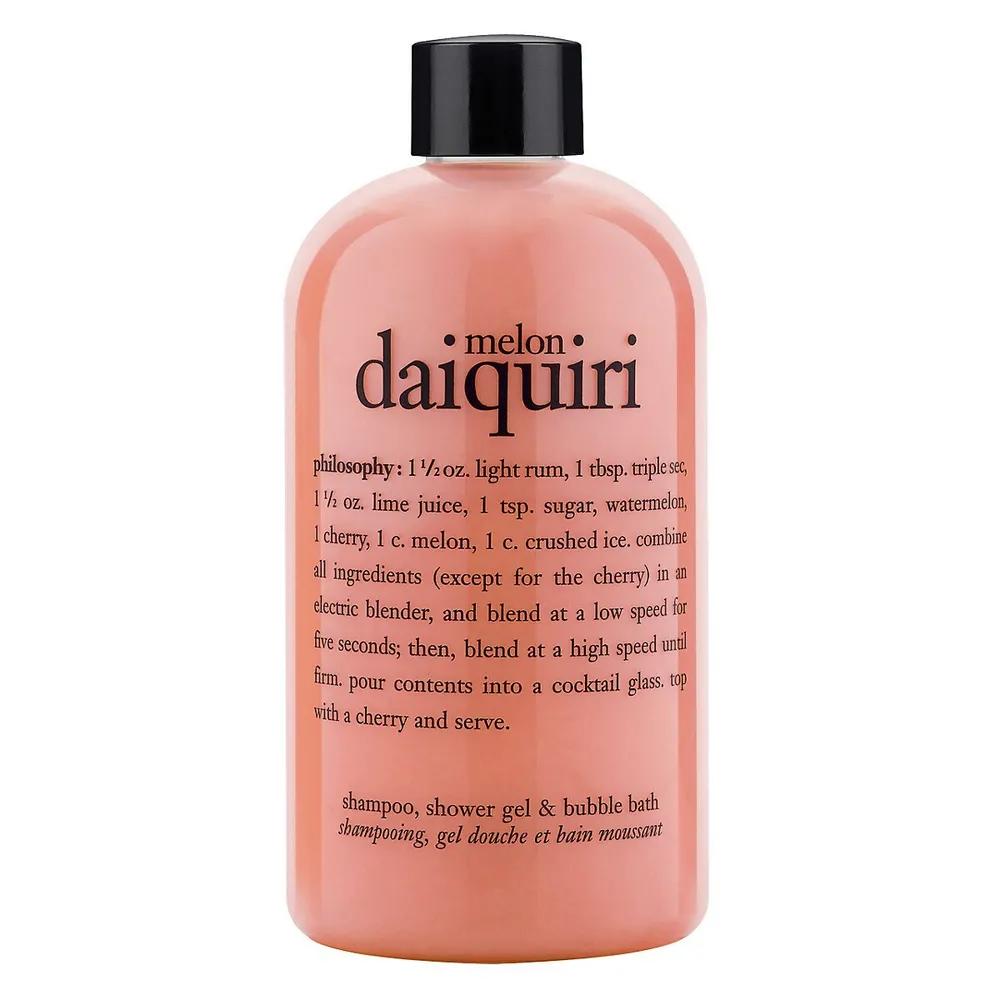 Melon Daiquiri Shampoo, Shower Gel And Bubble Bath
