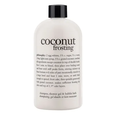 Coconut Frosting Shampoo, Shower Gel And Bubble Bath