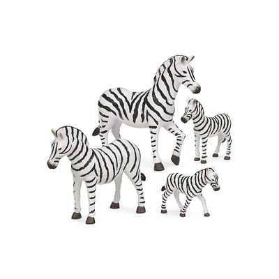 Zebra Family Playset