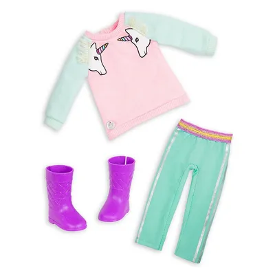 14" Doll Unicorn Outfit