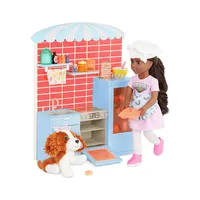 Baking Vlog Doll Kitchen & Play Food Accessories Set
