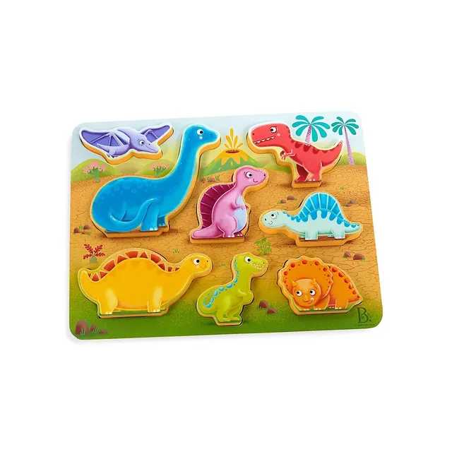 Chunky Wooden Puzzle Dinosaur