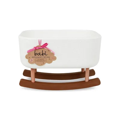 Rocking Bassinet For 14-Inch Baby Doll