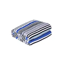 Stripe Blue 8-Piece Comforter Bed a Bag