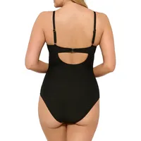 Rise Up Christina Ribbed One-Piece Swimsuit