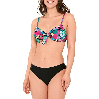 Midnight Tropicana Underwired Bikini Top