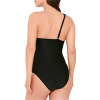 Midnight One-Shoulder One-Piece Swimsuit