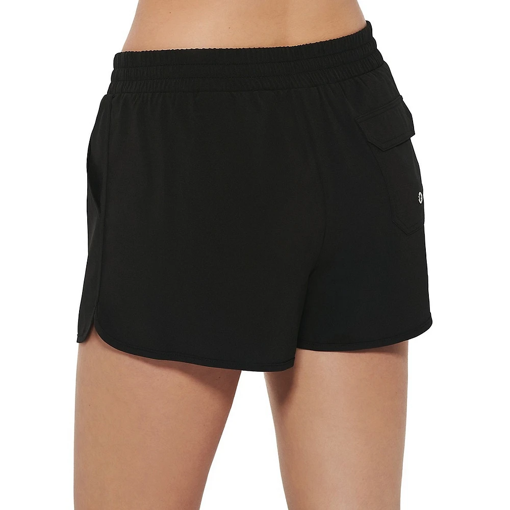 Tummy Control Tactel Swim Shorts