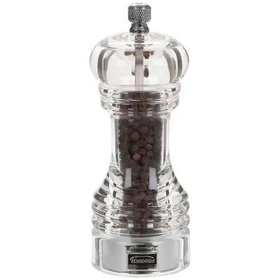 Professional 6 Inch Acrylic Pepper Mill
