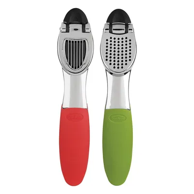 Garlic Press and Slicer Duo