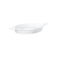 Porcelain 4-Piece Oval Au Gratin Dish Set