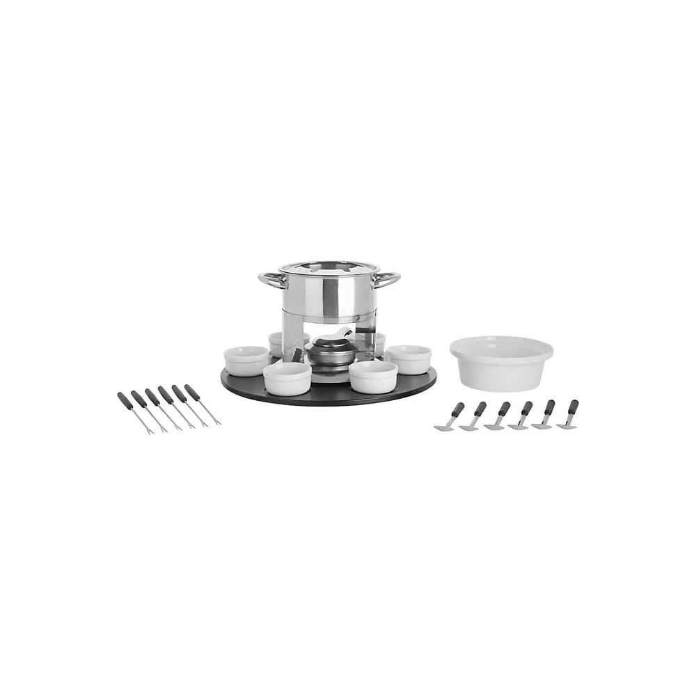 Laila 3-in-1 Fondue Set with Rotating Serving Tray