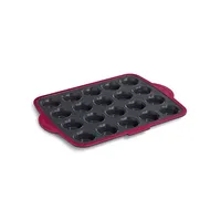 Moule à petits muffins en acier Structure Silicone Pro à 20 espaces