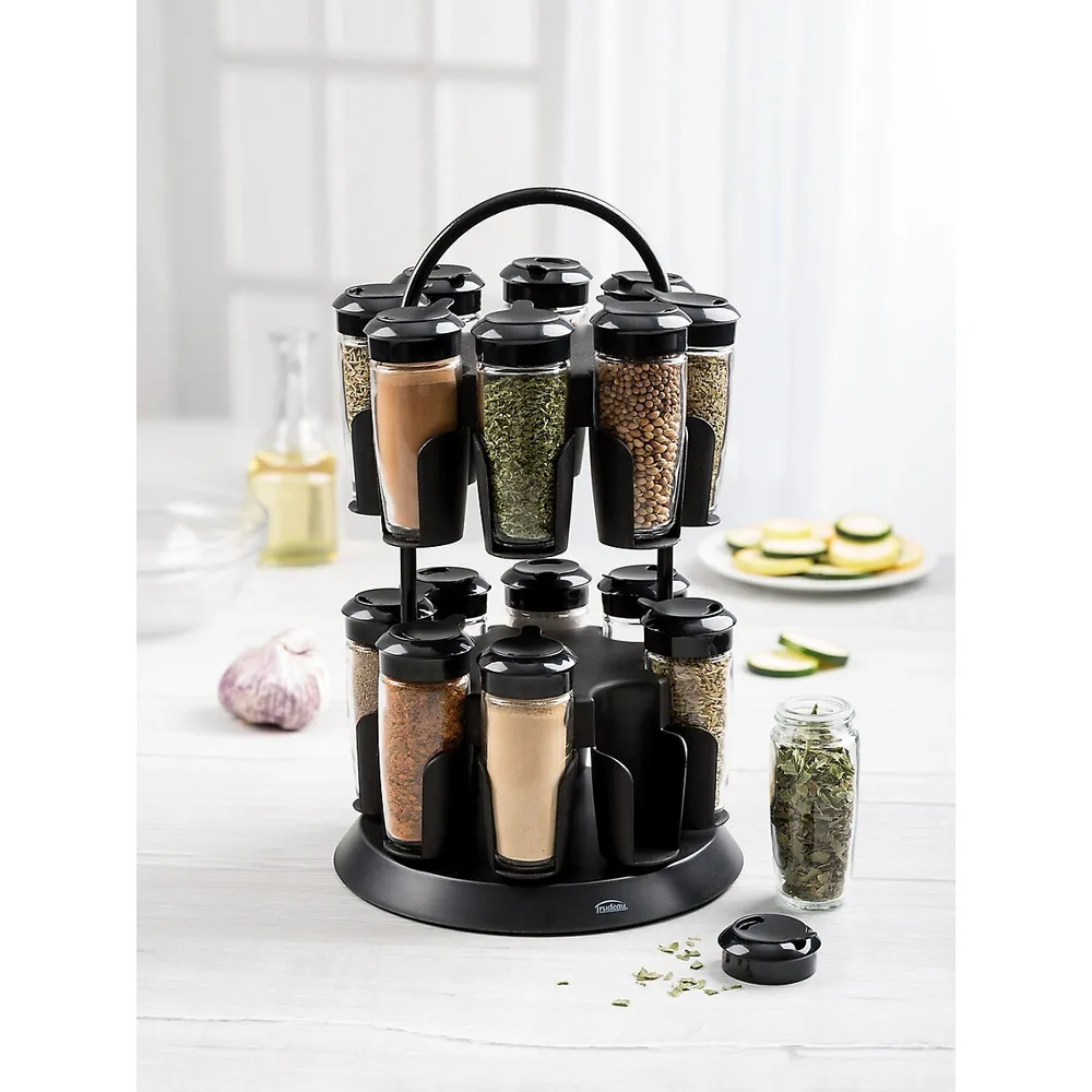 16-Bottle Prefilled Tower Spice Carousel Set