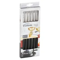 Trudeau 6-Piece Stainless Steel Fondue Fork Set