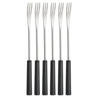 Trudeau 6-Piece Stainless Steel Fondue Fork Set