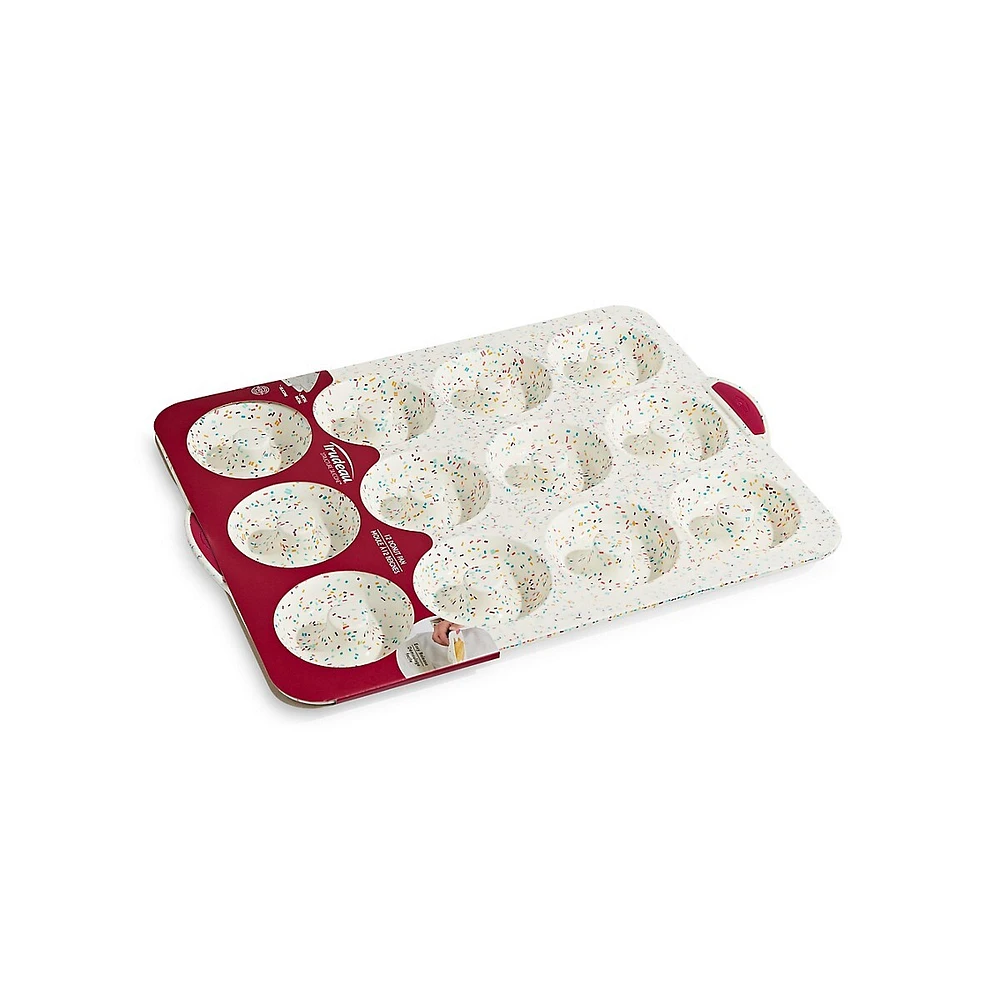 Trudeau Confetti Silicone Jumbo Muffin Pan