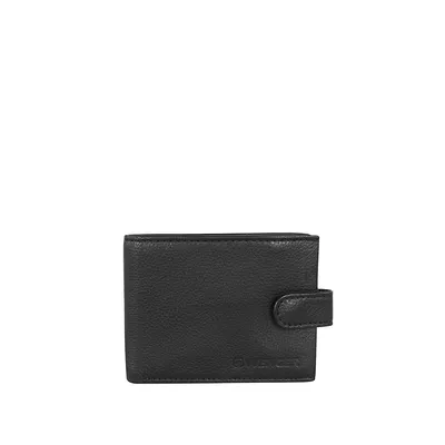 Boxed Leather Wallet with Coin Pocket