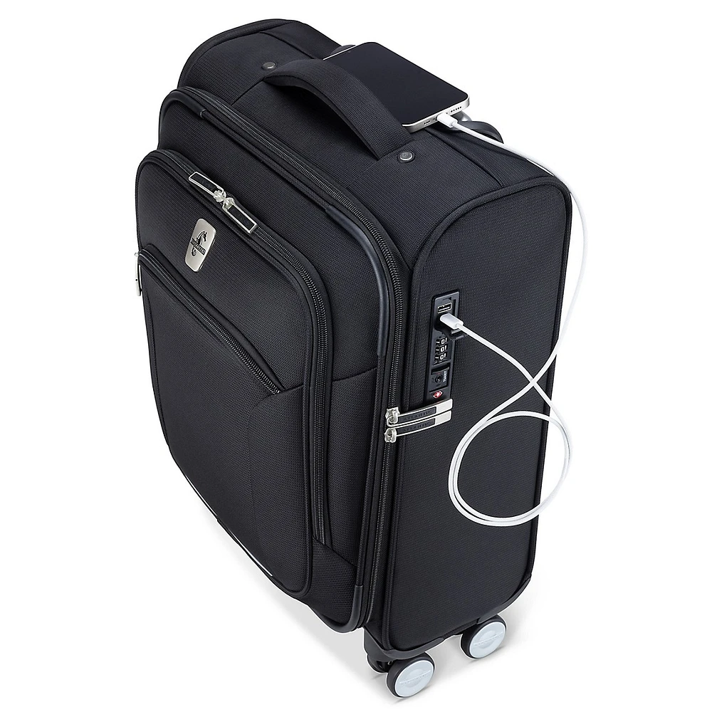 Sailbound Luggage 21.5-Inch Carry-On Softside Spinner Suitcase