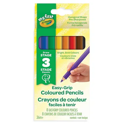 Young Artists -Piece Easy-Grip Coloured Pencil Set