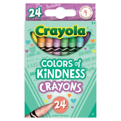 Colours of Kindness 24-Piece Crayon Set