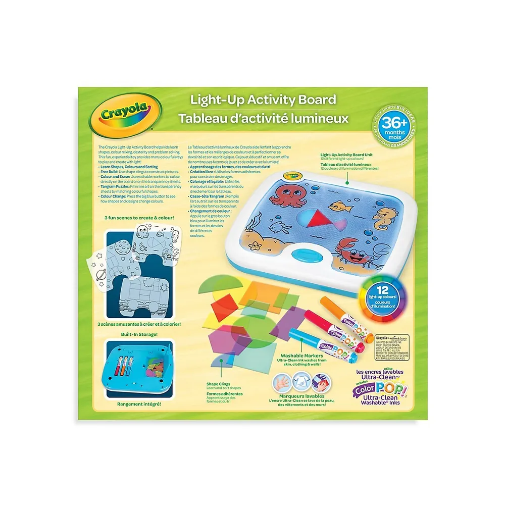 My First Crayola Light Up Activity Board