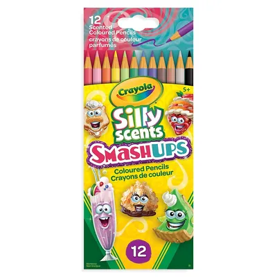Ensemble de 12 crayons de couleur parfumés Silly Scents